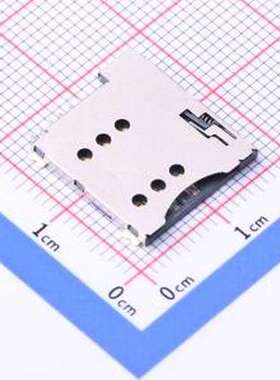K-DYX-008 SIM卡连接器 MicroSIM卡 卡座 SMD