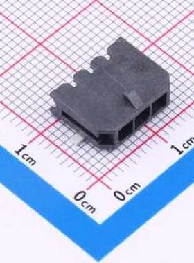 HC-MX3.0-3AWT-05 线对板针座 1x3P 间距:3mm 卧贴 黑色 SMD,P=3m