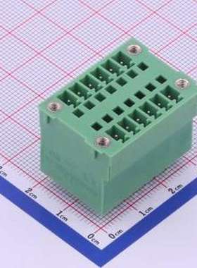 KF2EDGVHM-3.5-2*6P 插拔式接线端子 螺丝固定 3.5mm 插件,P=3.5m