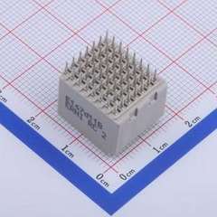 204976 板对板与背板连接器 间距:2mm PIN:56P 公 直插 停产 插件