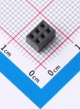 HDGCPH2.0-PMS-02-03 排母 2x3P 间距:2mm 立贴 SMD,P=2mm