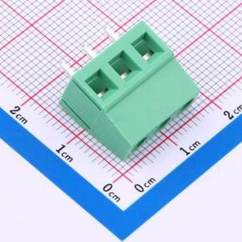 MX128-5.08-03P-GN01-Cu-Y-A 螺钉式接线端子 5.08mm 1x3P 排数:1