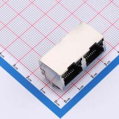 RC01065 以太网连接器(RJ45 RJ11) 带LED 插件