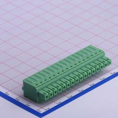 KF2EDGKD-3.81-16P 插拔式接线端子 3.81mm 1x16P 排数:1 每排P数