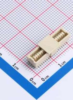SHC-36AB 线对板针座 2x18P 间距:1mm 立贴 SMD,P=1mm