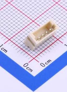 HX15001-4AWB 线对板针座 1x4P 间距:1.5mm 卧贴 SMD,P=1.5mm,卧