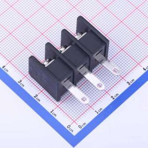 DBT30H-9.5-3P-BK-P 栅栏式接线端子 9.5mm 1x3P 每排P数:3 排数: