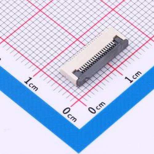 GT-F0502SR20-19SMT01 FFC/FPC连接器 翻盖式 下接 P数:19P 间距: