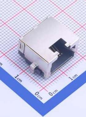 MJ88H-B011-HLRV1-1P 以太网连接器(RJ45 RJ11) 沉板 不带LED 插