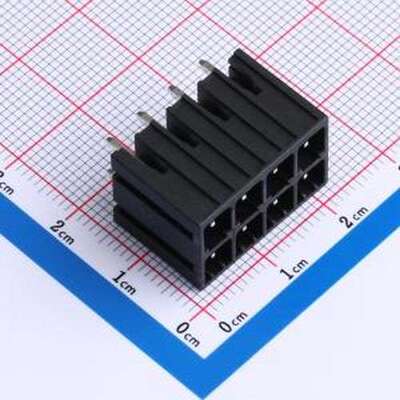 JL2EDGVHC-50804B01 插拔式接线端子 2x4P 5.08mm 排数:2 每排P数
