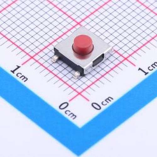 YTS641T2C 轻触开关 6.4*6.3*3.4mm 立贴 轻触开关 SMD