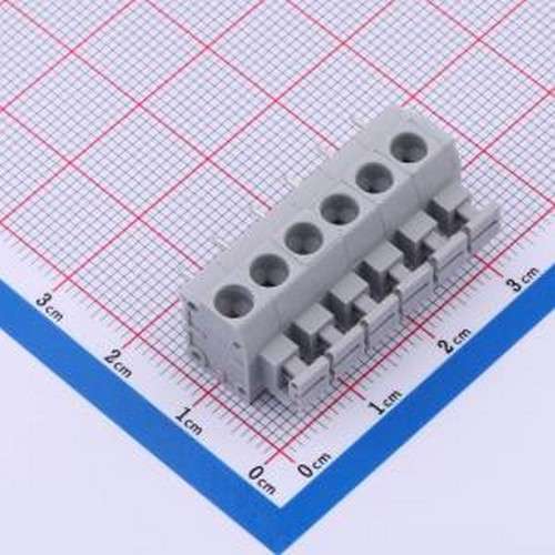 DB260-5.0-6P-GY 弹簧式接线端子 DB260-5.0-6P-GY 插件,P=5mm