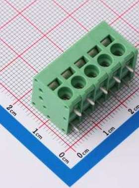 MX205R-5.0-05P-GN01-Cu-A 弹簧式接线端子 5mm 每排P数:5 排数:1