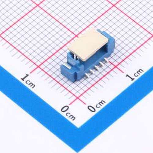 HC-1.25-5PLT-L 线对板针座 1x5P 间距:1.25mm 立贴 SMD,P=1.25mm
