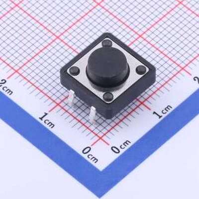 GT-TC152A-H055-L1 轻触开关 12*12*5.5mm 直插 轻触开关 插件