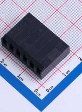 09930600 胶壳(线对板/线对线) 1x6P 3.96mm P=3.96mm