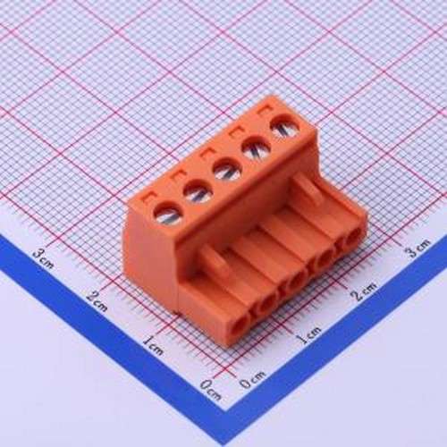 DB2EK-5.08-5P-OG-S 插拔式接线端子 5.08mm 1x5P 排数:1 每排P数