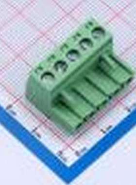 DB2EK-5.0-5P-GN-S 插拔式接线端子 5mm 排数:1 每排P数:5 绿色 P