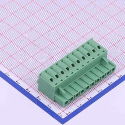 KF2EDGKD-5.0-10P 插拔式接线端子 5mm 1x10P 排数:1 每排P数:10