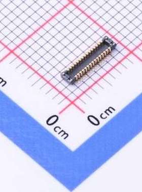 AXT630124 板对板与背板连接器 间距:0.4mm 公 立贴 SMD,P=0.4mm