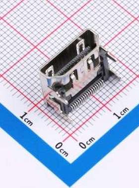 XDHF-1901-C820 D-Sub/VGA连接器 HDMI A TYPE 19PIN母座前插后贴