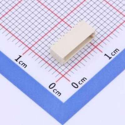 HDGC1002WR-S-8P 线对板针座 1x8P 间距:1mm 卧贴 系列:SH SMD,P=