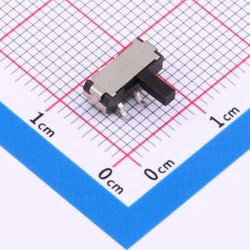 MST-22D18G4-WT 滑动开关 两档卧式贴片 6脚拨动 柄长4MM SMD