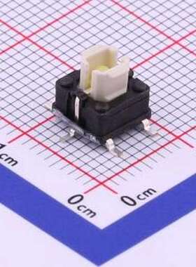 K6-6150S01 轻触开关 白色带灯开关 SMD