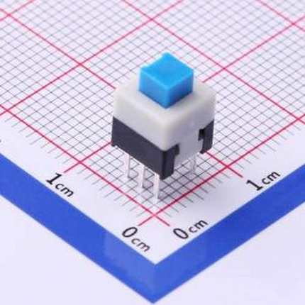 XKB7070-W-92 按键开关 按键开关 7x7插件平头无锁 蓝白黑 插件