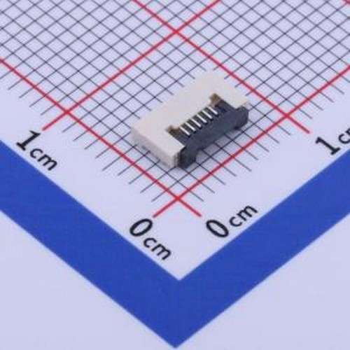 AFC30-S06FCA-00 FFC/FPC连接器间距:0.5mm P数:6P翻盖式下接