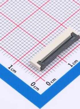 ZX-0.5FPC-FWX-H2-28P FFC/FPC连接器 间距:0.5mm P数:28P 翻盖式