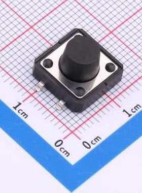 TS128TP 250gf 009 轻触开关 12*12*8mm 立贴 轻触开关 SMD-4P,12