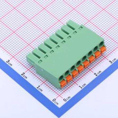 DB2EKN-3.81-8P-GN 插拔式接线端子 3.81mm 1x8P 排数:1 每排P数: