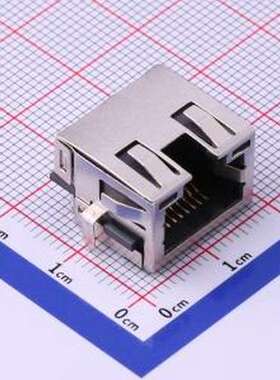 RC01723 以太网连接器(RJ45 RJ11) 沉板 带LED 插件