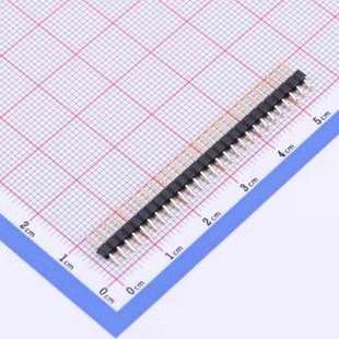 2mm 卧贴 C40D28 P=2mm SMD 方针 间距 1x27P 排针 27I X4611WRS