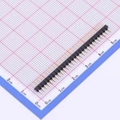 X4611WRS-27I-C40D28 排针 1x27P 间距:2mm 方针 SMD,P=2mm,卧贴