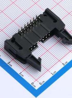 DS1011-14RBSiB7-B IDC刺破式连接器(牛角/简牛) 2.54mm 2x7P 排