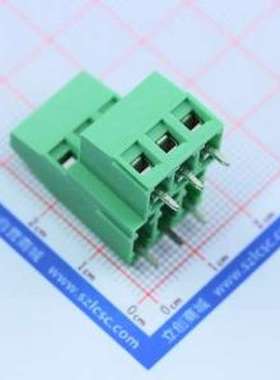 1725041 螺钉式接线端子 5.08mm 排数:2 每排P数:3 直插 插件,P=5