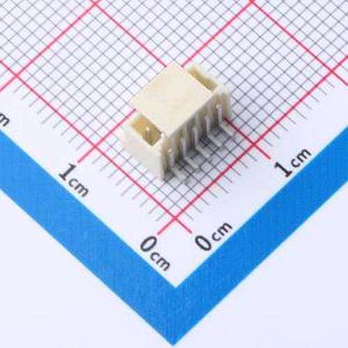 HC-ZE1.5-5PLT 线对板针座 1x5P 间距:1.5mm 立贴 系列:ZH SMD,P=