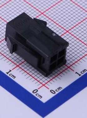 430200400 胶壳(线对板/线对线) 2x2P 3mm P=3mm