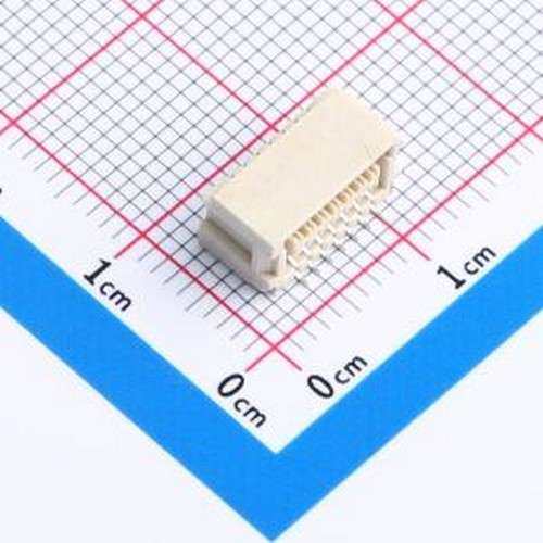 SHC-14AWB 线对板针座 2x7P 间距:1mm 卧贴 SMD,P=1mm,卧贴