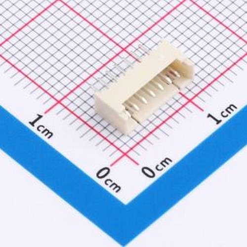 XD-1.25-7A 线对板针座 1x7P 间距:1.25mm 直插 插件,P=1.25mm