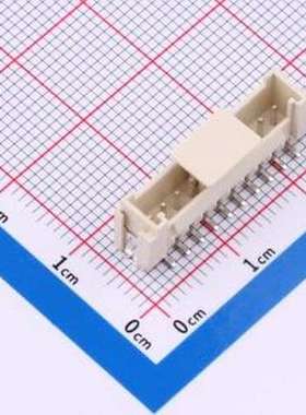 WAFER-HY2.0-10PLT-W1-P 线对板针座 1x10P 间距:2mm 立贴 SMD,P=