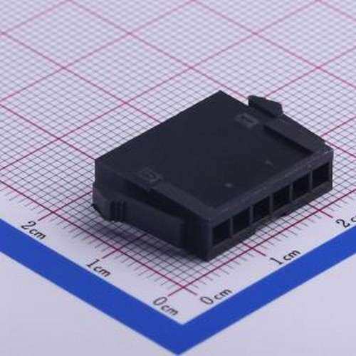 HX30001-6R bk 胶壳(线对板/线对线) 3mm 1x6P P=3mm