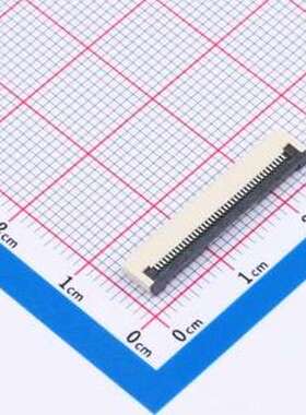 0.5K-DHQX-40PWB FFC/FPC连接器 间距:0.5mm P数:40P 翻盖式 SMD,