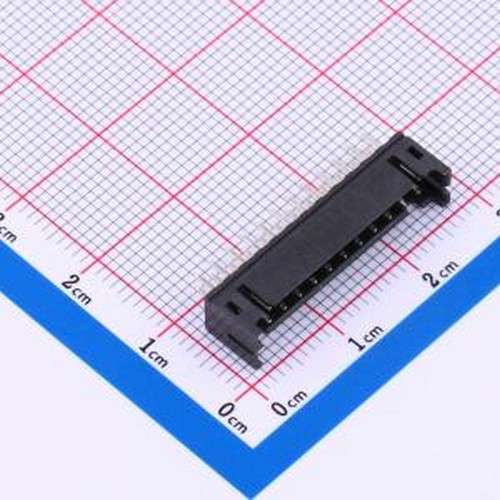 IPCW207W2CNB01V 线对板针座 2x12P 间距:2mm 直插 黑色 插件,P=2