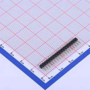 2mm 卧贴 C40D28 P=2mm SMD 方针 间距 1x18P 排针 18I X4611WRS