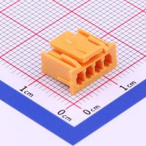 XAP-04V-1-Y 胶壳(线对板/线对线) 1x4P 2.5mm P=2.5mm