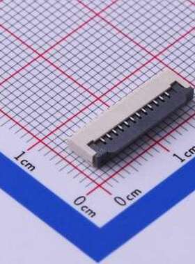 FFC10032-12SBB123W5M FFC/FPC连接器 间距:1mm P数:12P 翻盖式