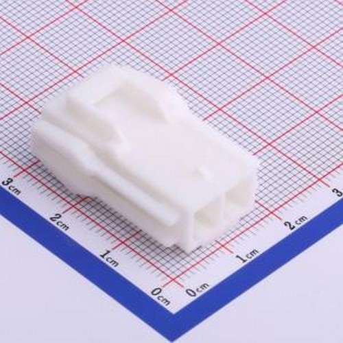 HX62008-2R 胶壳(线对板/线对线) 6.2mm 1x2P 白色 P=6.2mm